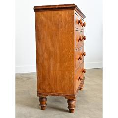 English 19th Century Faux Bois Painted Chest - 4759177