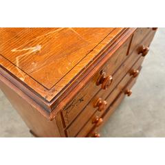 English 19th Century Faux Bois Painted Chest - 4759205