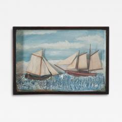 English 19th Century Framed Nautical Diorama - 2360242