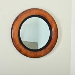 English 19th Century Fruitwood Ebony Mirror - 3856274