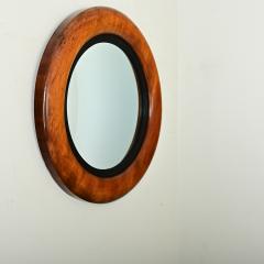 English 19th Century Fruitwood Ebony Mirror - 3856281