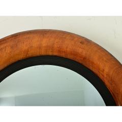 English 19th Century Fruitwood Ebony Mirror - 3856377