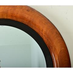 English 19th Century Fruitwood Ebony Mirror - 3856407