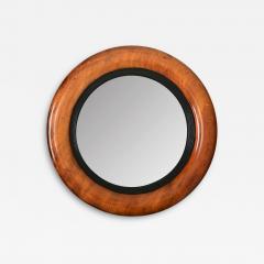 English 19th Century Fruitwood Ebony Mirror - 3883751