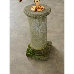 English 19th Century Garden Armillary Sphere on Column - 4550012