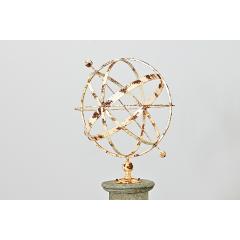 English 19th Century Garden Armillary Sphere on Column - 4550045