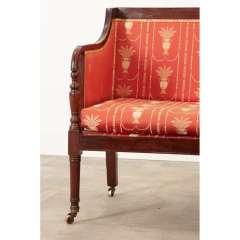 English 19th Century George III Settee - 2874629