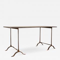 English 19th Century Iron Slate Work Table - 2912983