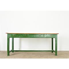 English 19th Century Kitchen Island with Eight Drawers - 4447505