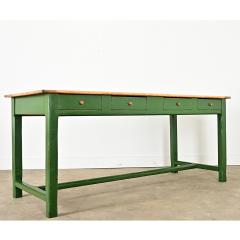 English 19th Century Kitchen Island with Eight Drawers - 4447506