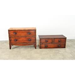 English 19th Century Mahogany Campaign Chest - 4488811