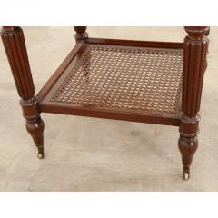 English 19th Century Mahogany Cane Etagere - 2915809