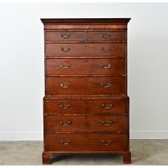 English 19th Century Mahogany Chest on Chest - 4542102