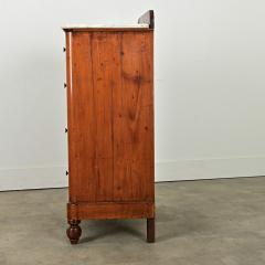 English 19th Century Mahogany Chest with Marble Top - 3927086