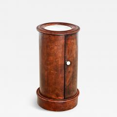 English 19th Century Mahogany Cylinder Bedside Cabinet - 4740693