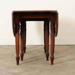 English 19th Century Mahogany Gateleg Drop leaf Table - 3236330
