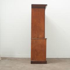 English 19th Century Mahogany Linen Press - 3499407