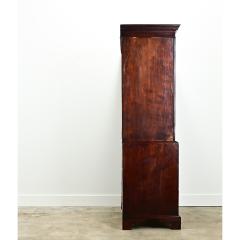 English 19th Century Mahogany Linen Press - 3575332