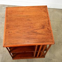 English 19th Century Mahogany Revolving Bookcase - 4324549