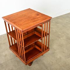 English 19th Century Mahogany Revolving Bookcase - 4324550