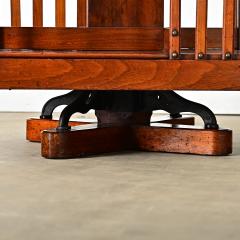 English 19th Century Mahogany Revolving Bookcase - 4324551