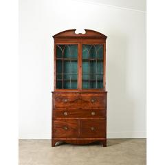 English 19th Century Mahogany Secretary - 3877188