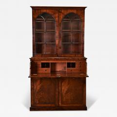 English 19th Century Mahogany Secretary - 3944355