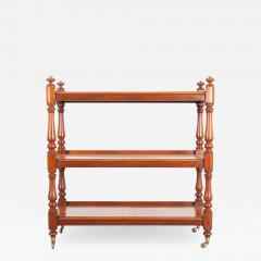 English 19th Century Mahogany Tea Trolley - 2459730