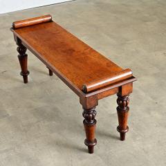 English 19th Century Mahogany Window Seat - 4643040