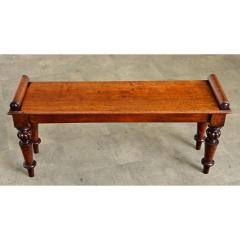 English 19th Century Mahogany Window Seat - 4643060