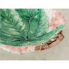 English 19th Century Majolica Floral Bowl - 1575892