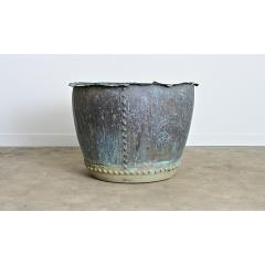 English 19th Century Massive Copper Cauldron - 4555265