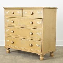 English 19th Century Painted Chest of Drawers - 4488754