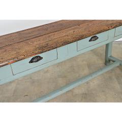 English 19th Century Painted Pine Four drawer Server - 4632785