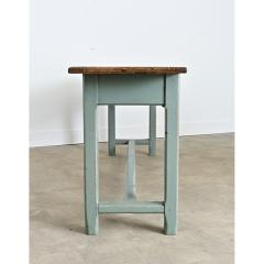 English 19th Century Painted Pine Four drawer Server - 4632786