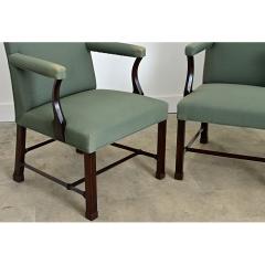 English 19th Century Pair of Georgian Armchairs - 4645660