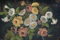 English 19th Century Papi r M ch Gilt and Painted Tray - 1893393
