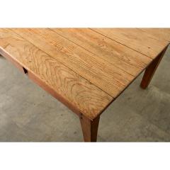 English 19th Century Pine Beech Low Table - 4524313