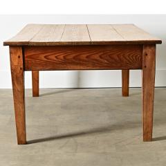 English 19th Century Pine Beech Low Table - 4524315