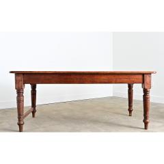 English 19th Century Pine Farmhouse Table - 4632773