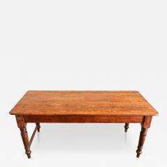 English 19th Century Pine Farmhouse Table - 4699146