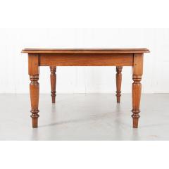 English 19th Century Pine Farmhouse Table with Drawers - 2362592