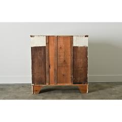 English 19th Century Pine Faux Bamboo Painted Chest - 4482321