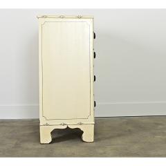 English 19th Century Pine Faux Bamboo Painted Chest - 4482326