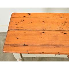 English 19th Century Pine and Painted Server Console - 3991679