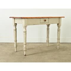 English 19th Century Pine and Painted Server Console - 3991703