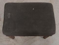 English 19th Century Regency Style Upholstered Stool - 1354953