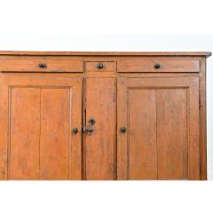 English 19th Century Rustic Painted Buffet - 4811816