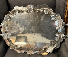 English 19th Century Silver Plated Tea Tray - 4414183