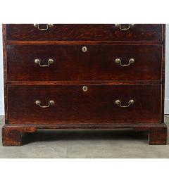English 19th Century Solid Oak Chest of Drawers - 4798120